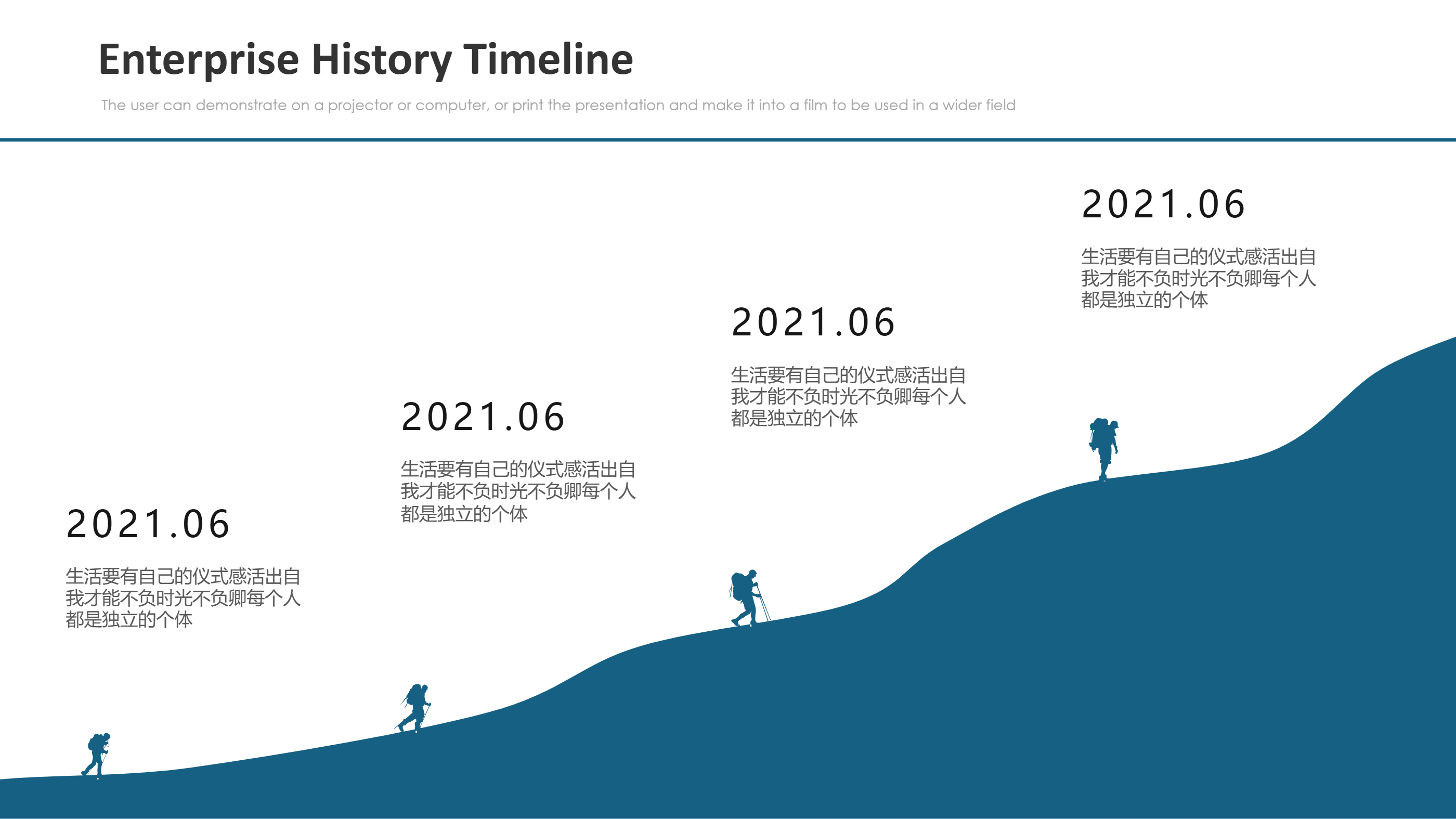 Free Motivational History Timeline Slideshow AE Template Download