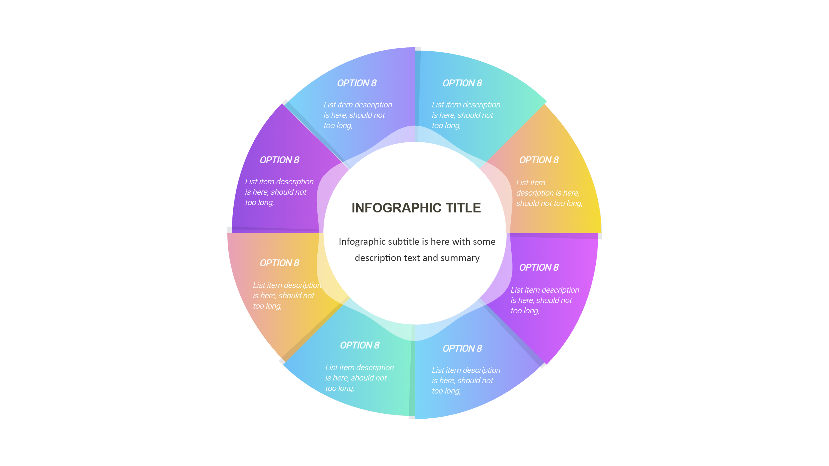 Pokemon Infographic Rainbow Options Template