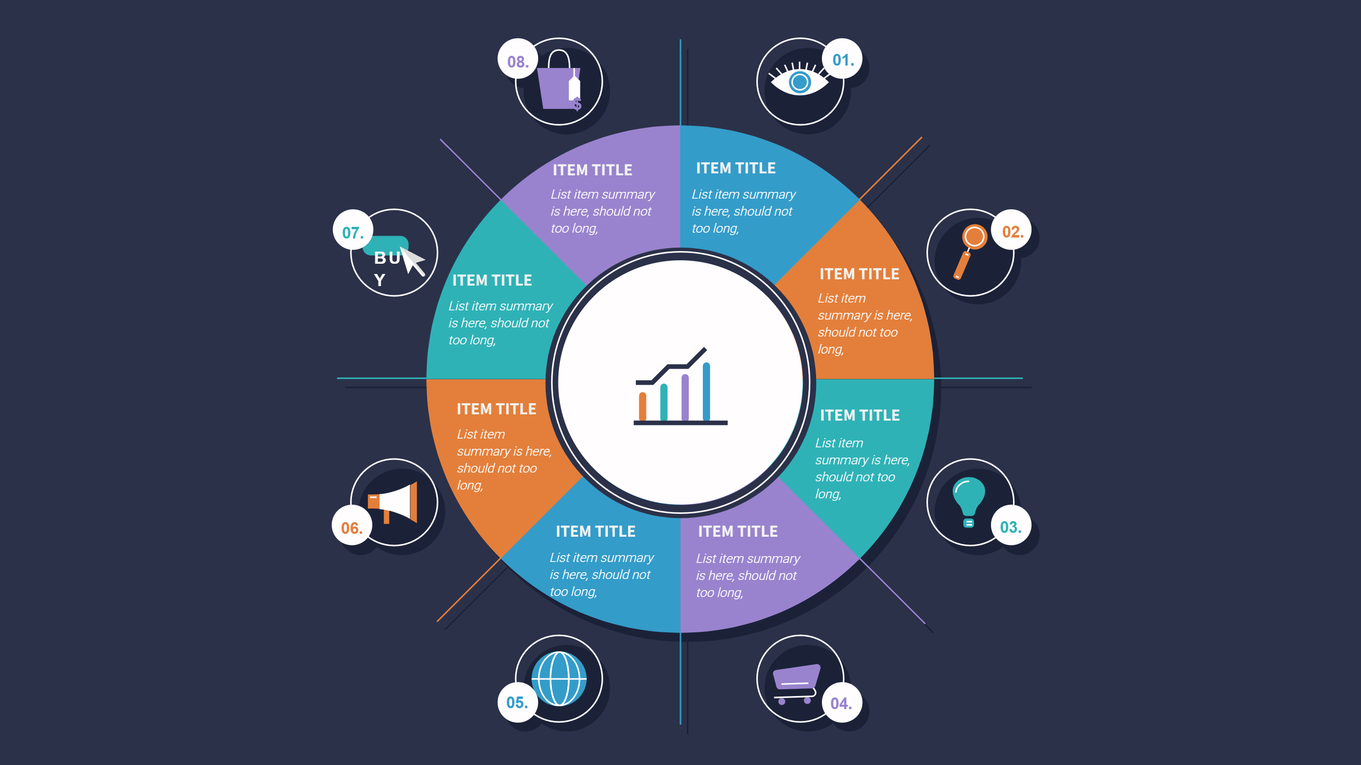 Social Media Marketing Infographic Strategy Wheel