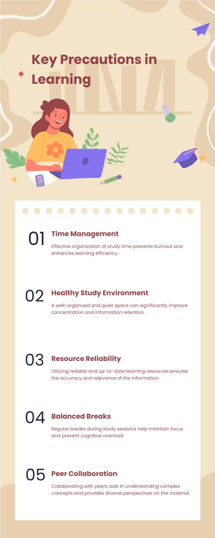 Learning precautions