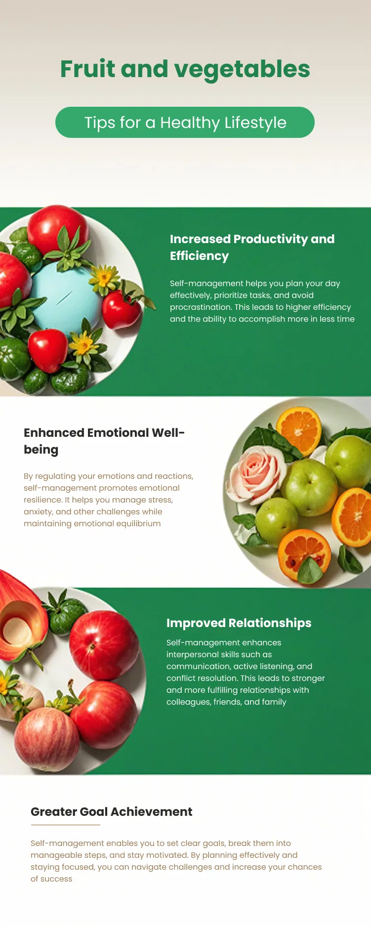 Fruit and vegetables