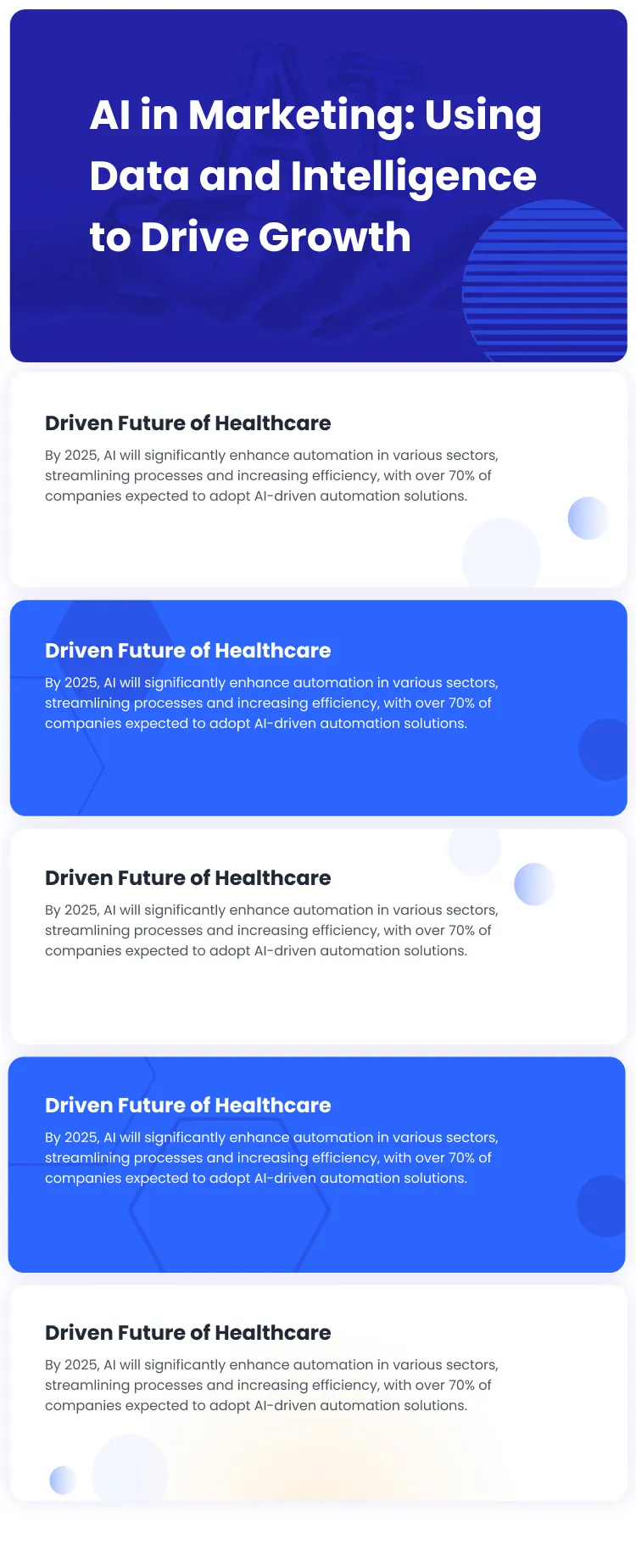 Using Data and Intelligence to Drive Growth