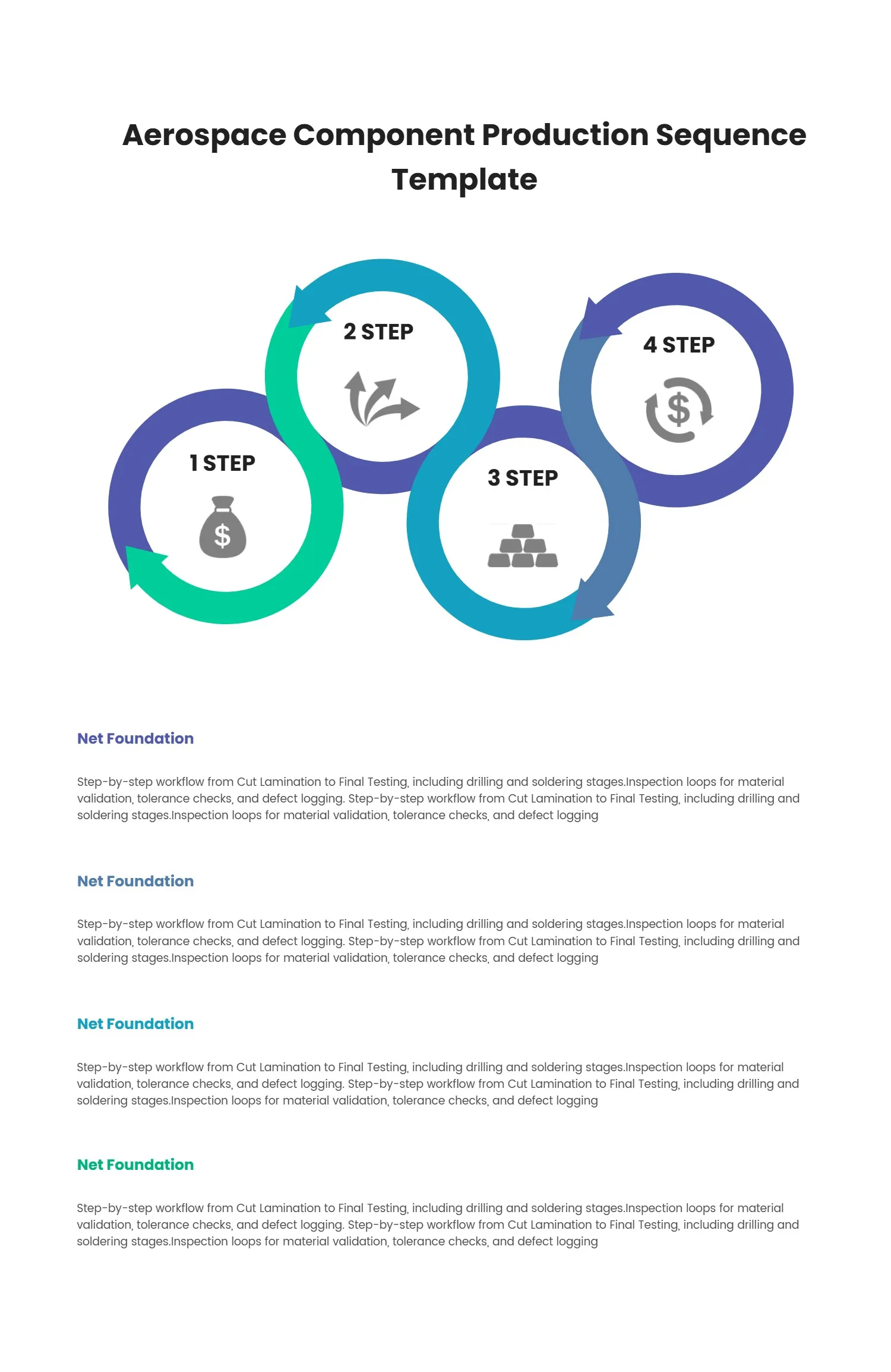 Software Design Document Template for Clear PPT Infographics