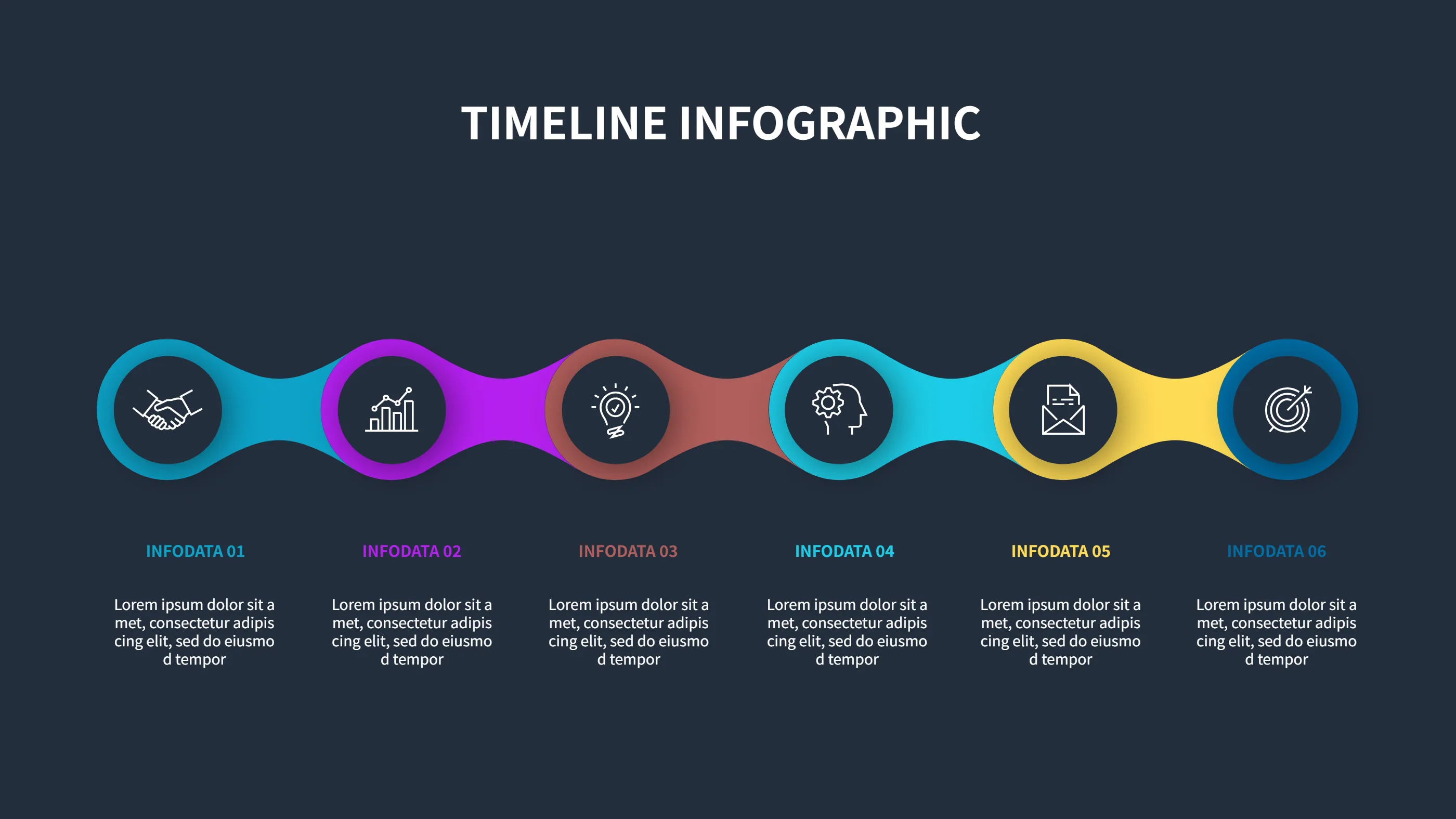 Timeline Infographic Template for PPT