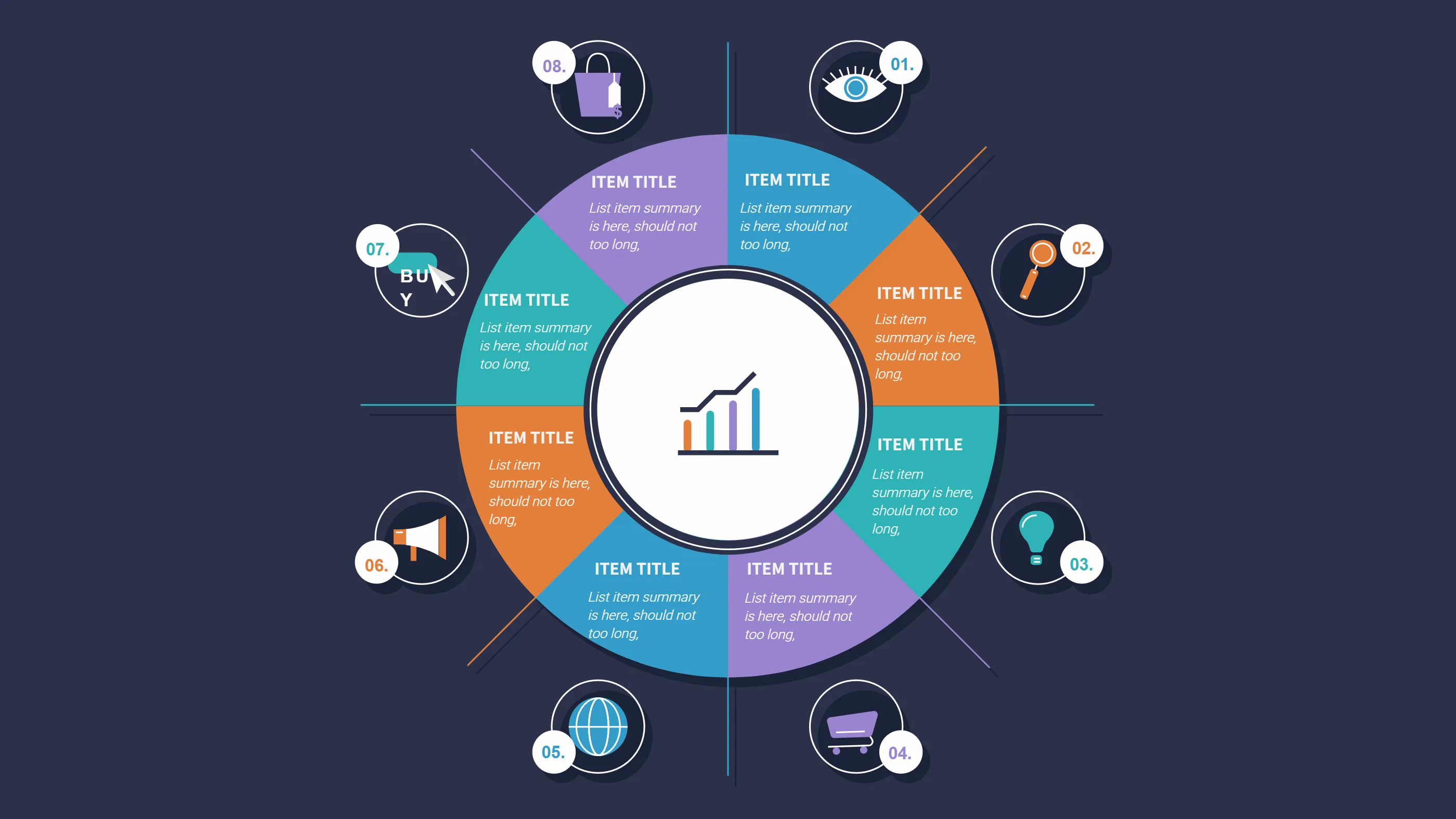 Social Media Marketing Infographic Strategy Wheel