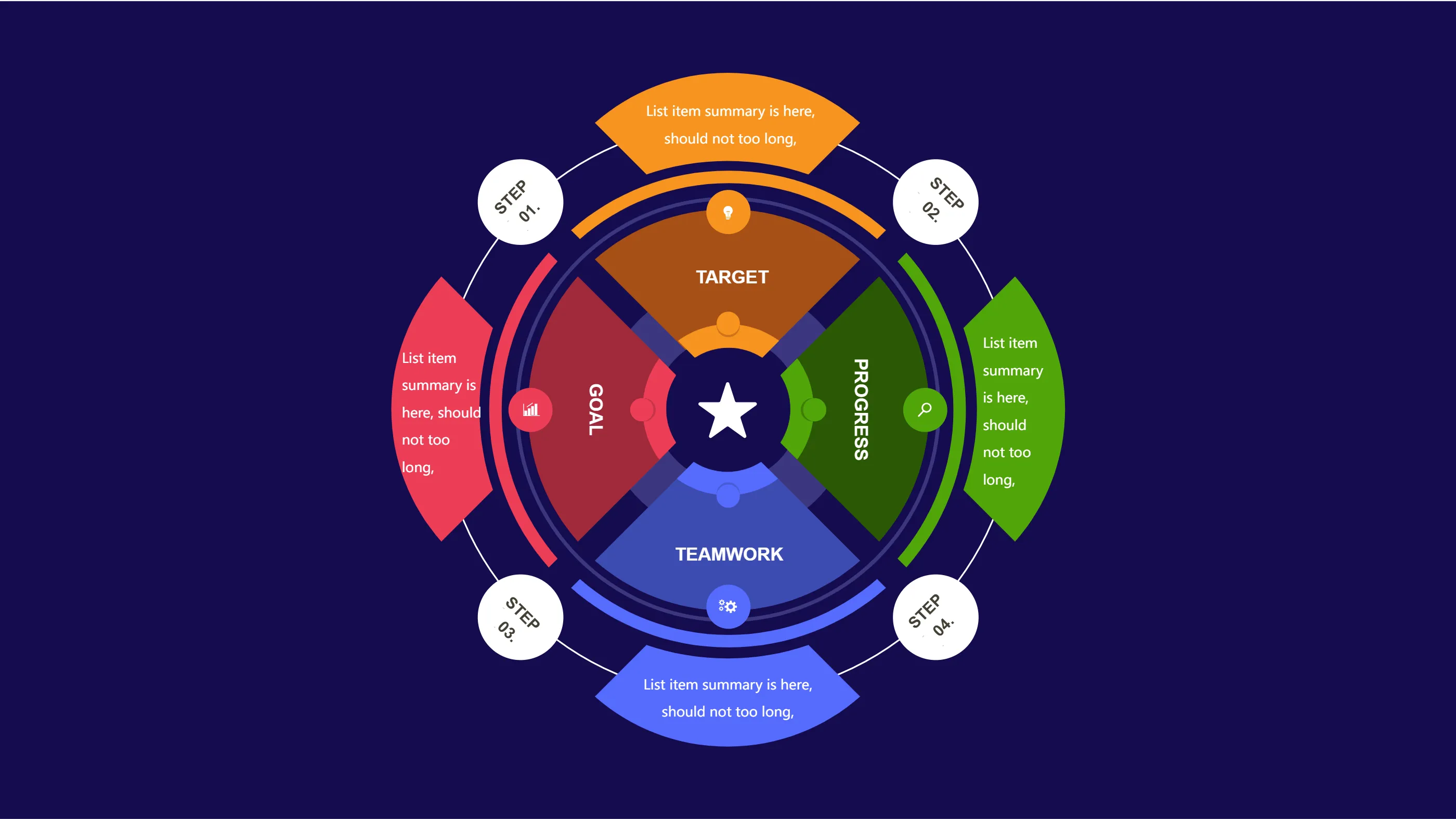 Balance Score Card Template for Team Goal Tracking