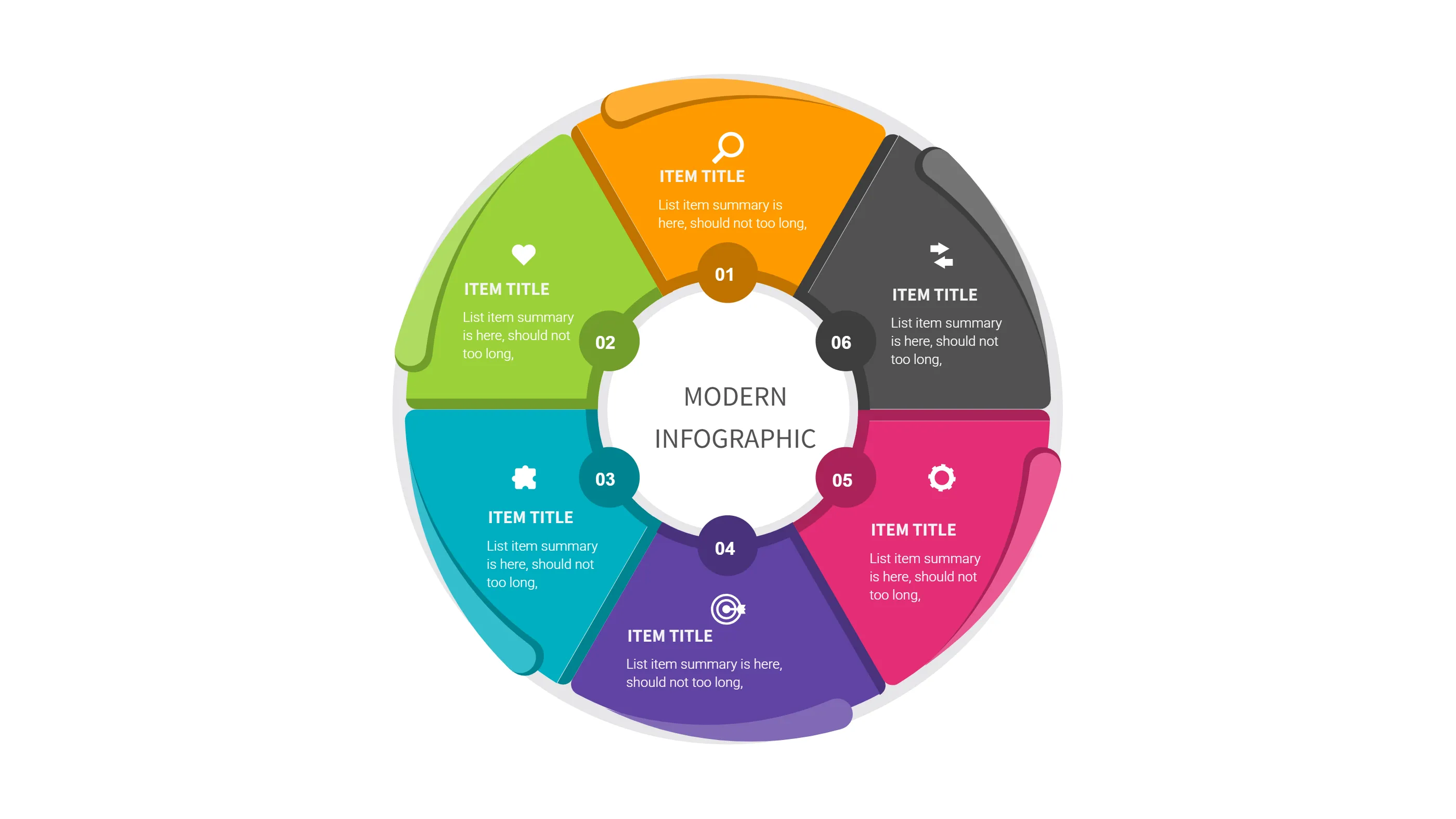 Figma Portfolio Template for Clean PPT Infographic Highlights