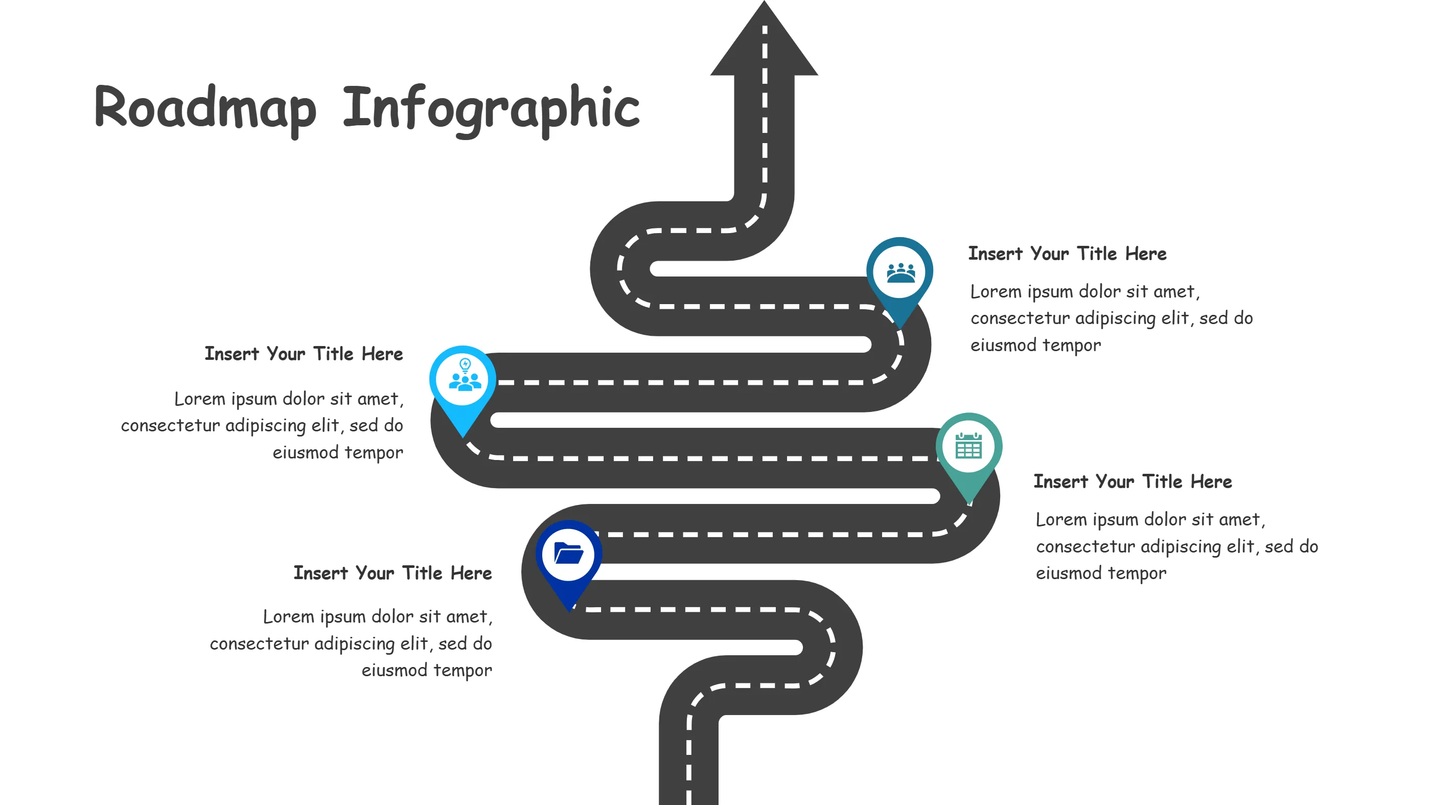 Direction Arrow Roadmap Infographic for DaVinci Resolve